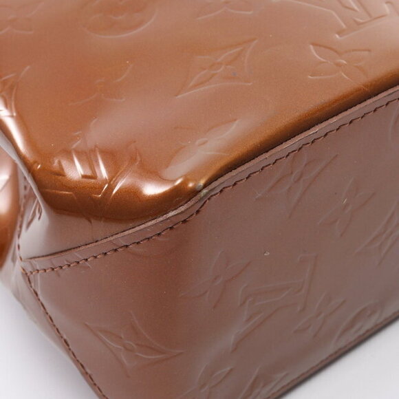 Louis Vuitton Reed handbag leather vernis brown - Picture 6 of 10
